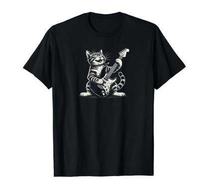 Musical Tabby Electric Vibes T-Shirt - Custom Art Print for Adults - T-Shirt, Sweatshirt, Hoodie
