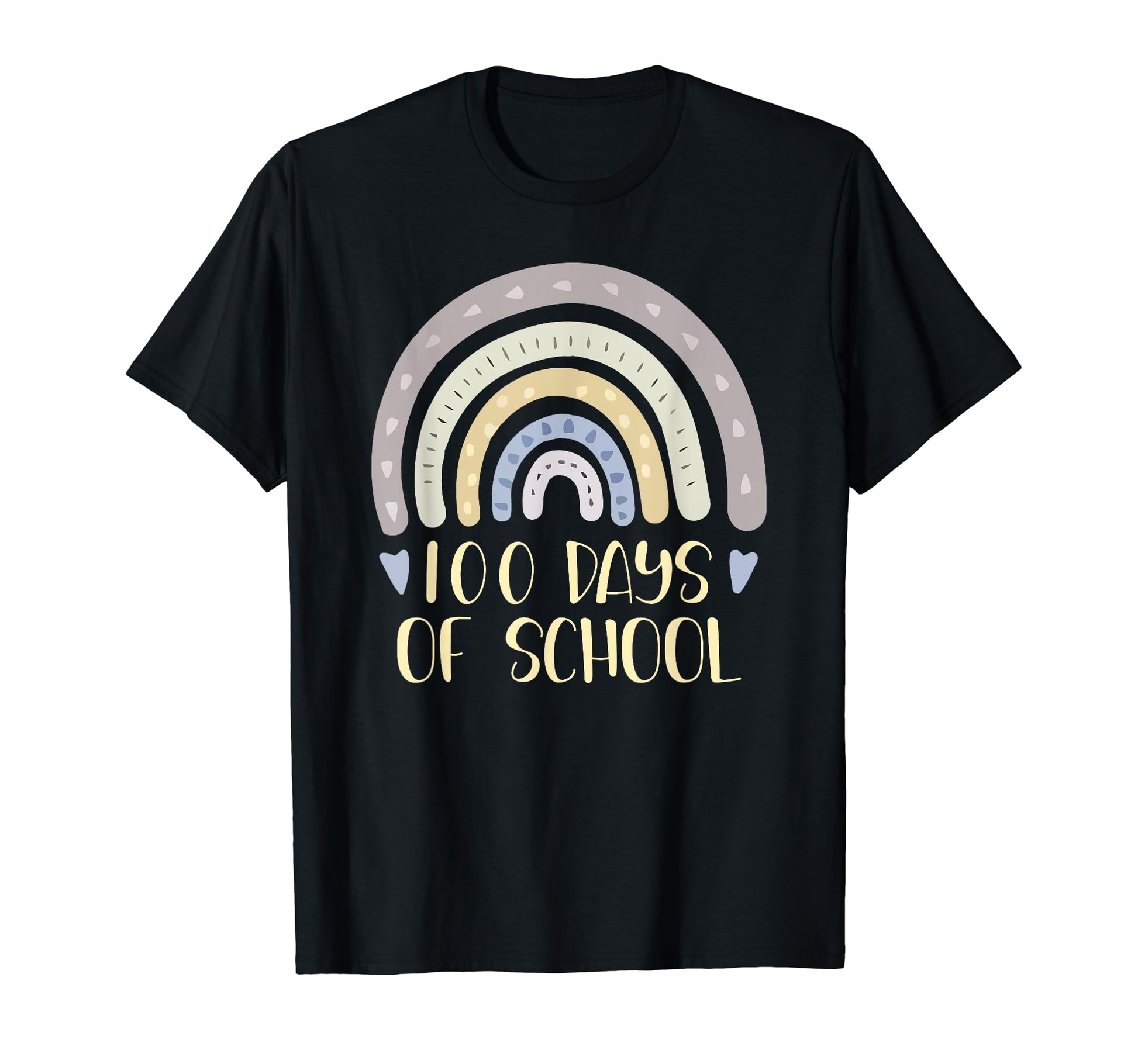 100 Days School Teacher Student Rainbow T-Shirt - Aesthetic Graphic Unisex - T-Shirt, Sweatshirt, Hoodie