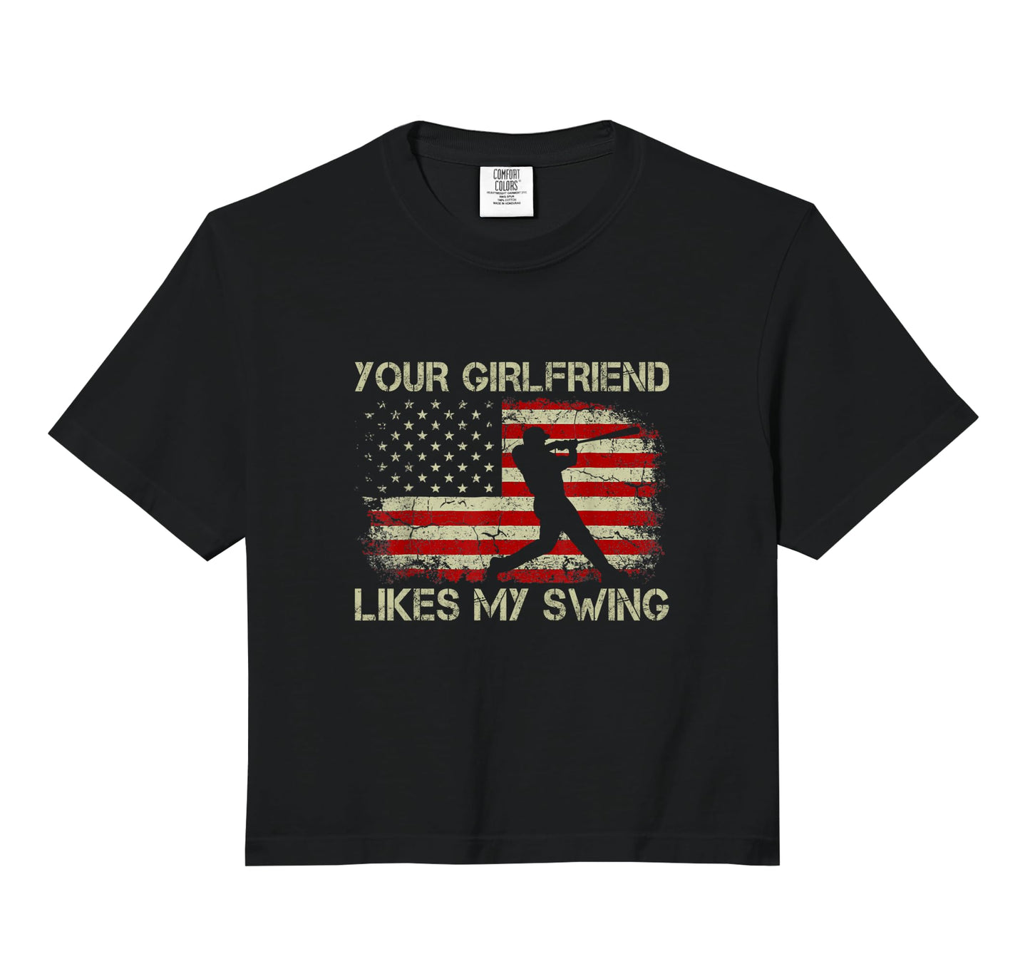 Your Girlfriend Likes My Swing Sweatshirt - Custom Art Print for Adults - T-Shirt, Sweatshirt, Hoodie