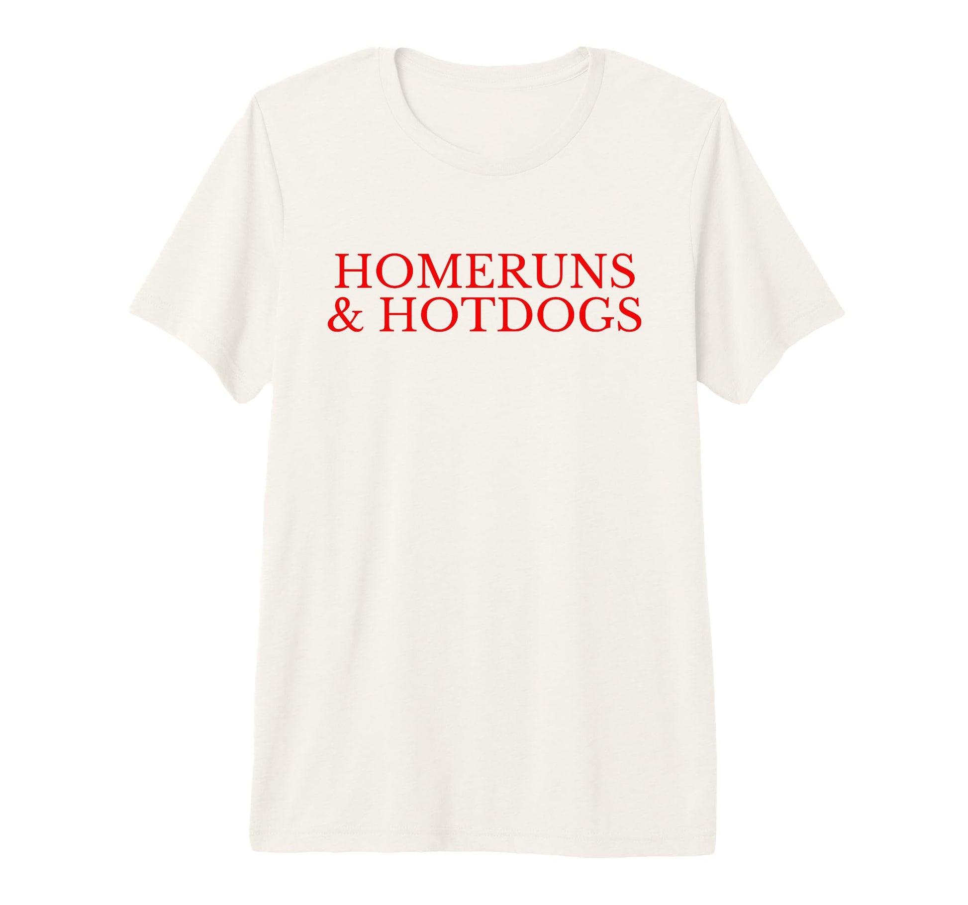 Homeruns And Hotdogs Baseball Mom T-Shirt - Minimalist Print for Adults - T-Shirt, Sweatshirt, Hoodie