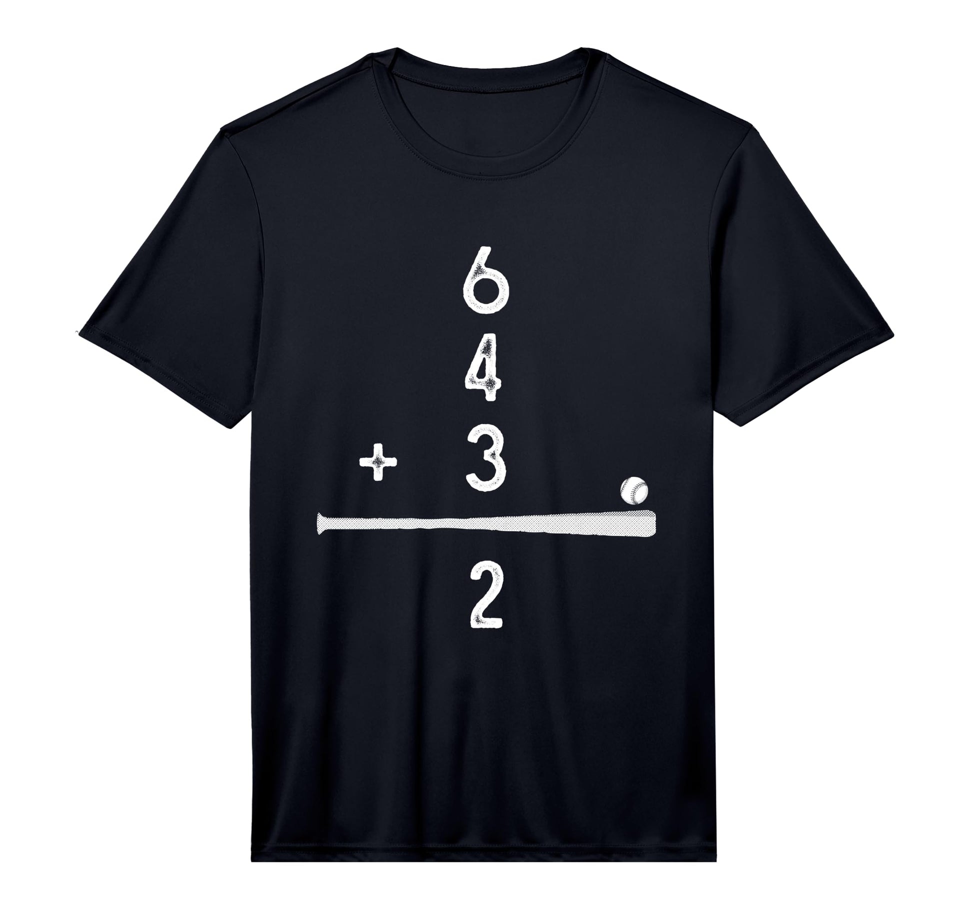 Baseball Player 6 4 3 2 Double Play T-Shirt - Graphic Print Men Women - T-Shirt, Sweatshirt, Hoodie
