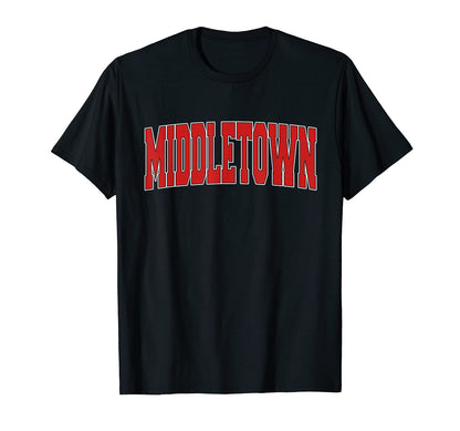 Middletown De Delaware Varsity Usa Sports T-Shirt - Trendy Graphic Unisex - T-Shirt, Sweatshirt, Hoodie