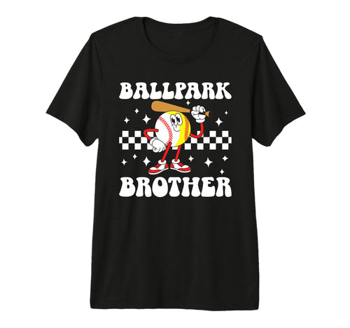 Ballpark Brother Groovy Softball T-Shirt - Novelty Apparel Men Women - T-Shirt, Sweatshirt, Hoodie