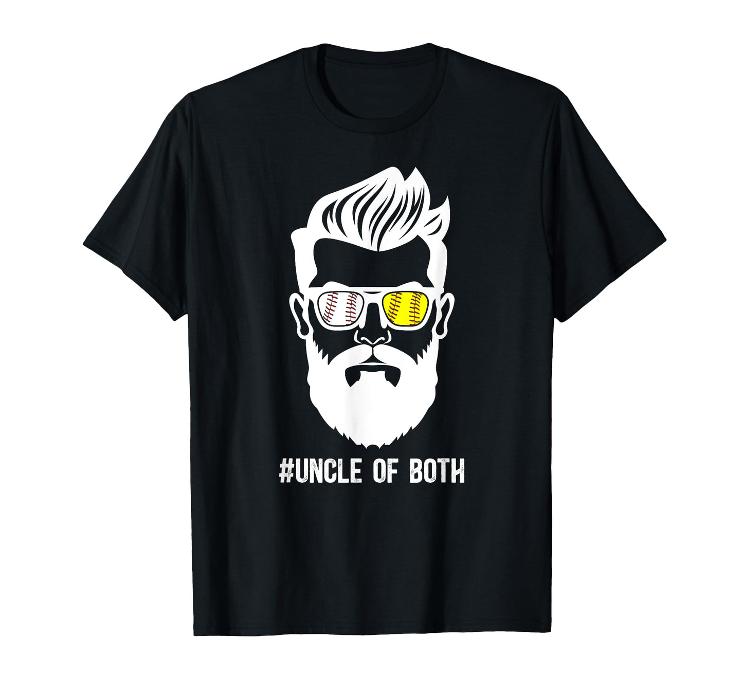 Uncle Both Baseball Softball Uncle T-Shirt - Unique Graphic Men Women - T-Shirt, Sweatshirt, Hoodie