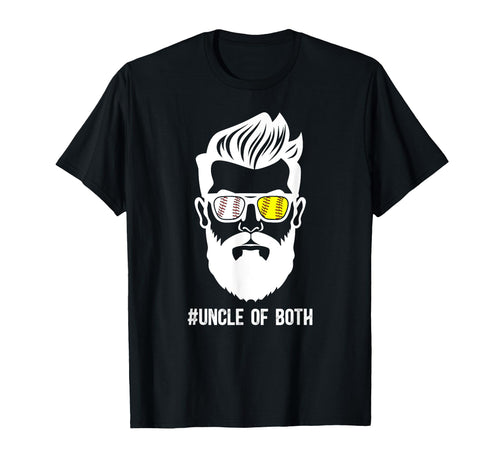 Uncle Both Baseball Softball Uncle T-Shirt - Unique Graphic Men Women - T-Shirt, Sweatshirt, Hoodie