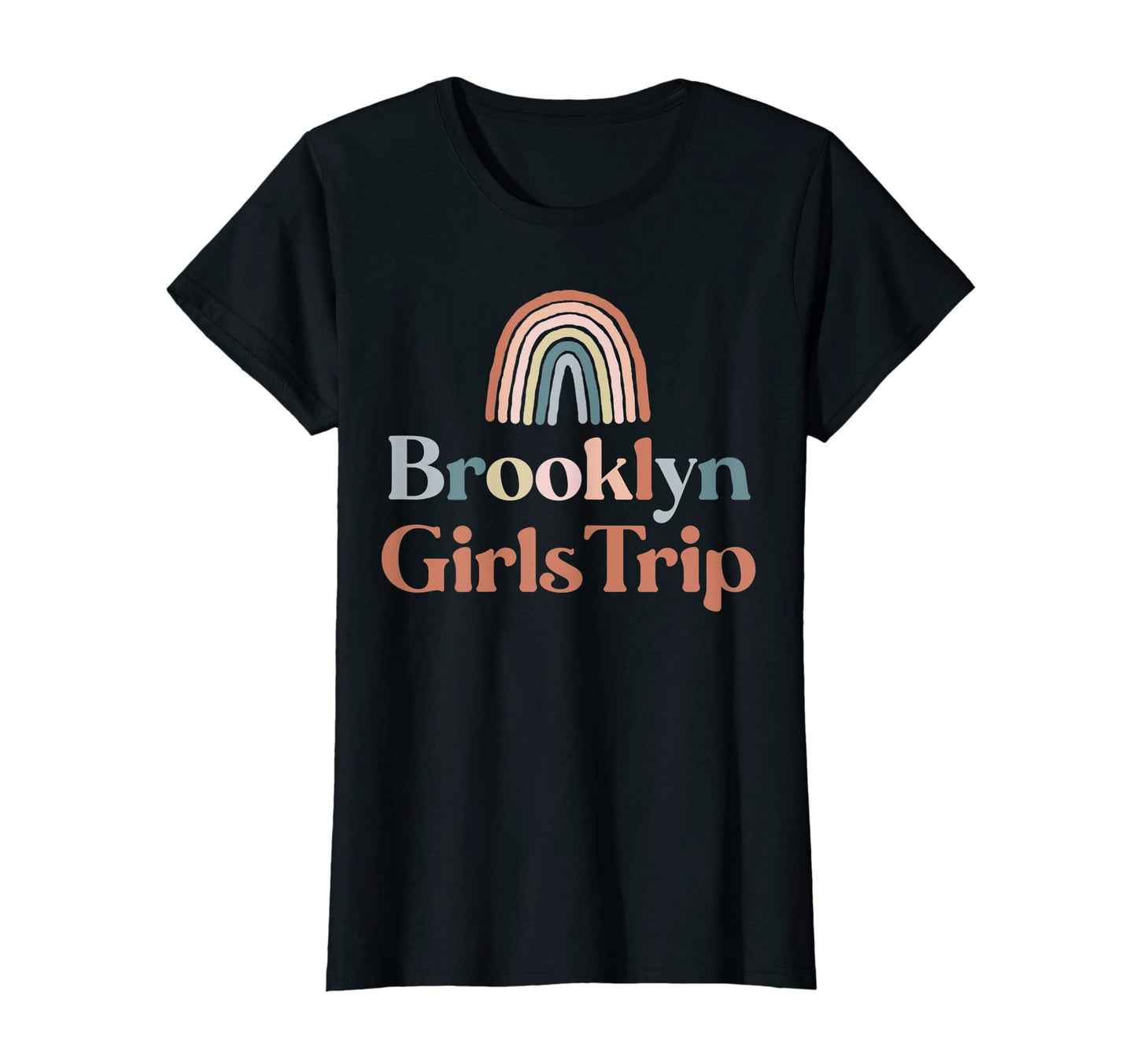 Womens Brooklyn Trip Boho Rainbow T-Shirt - Novelty Apparel Men Women - T-Shirt, Sweatshirt, Hoodie