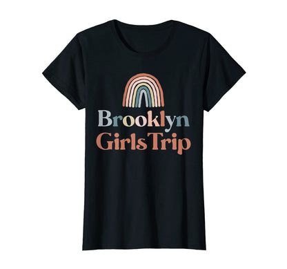 Womens Brooklyn Trip Boho Rainbow T-Shirt - Novelty Apparel Men Women - T-Shirt, Sweatshirt, Hoodie
