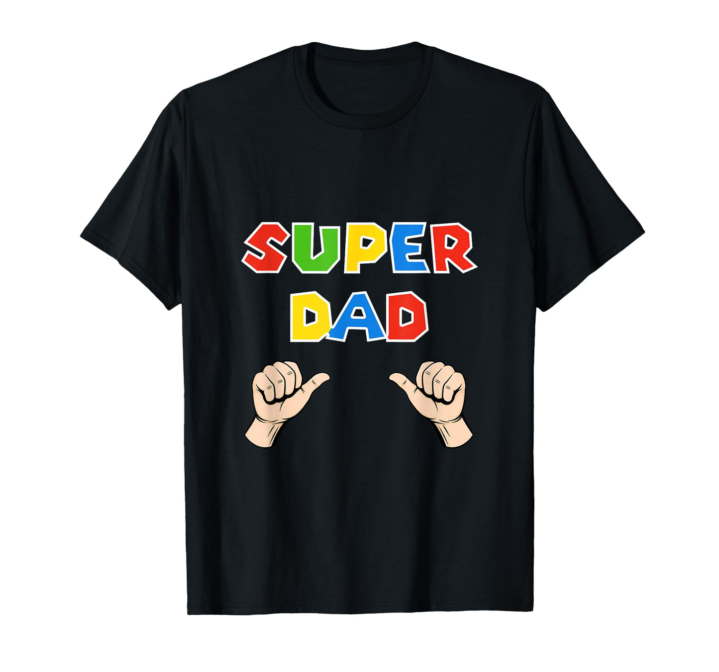 Fathers Day Super Dad Funny Gamer T-Shirt - Casual Everyday Wear for Adults - T-Shirt, Sweatshirt, Hoodie