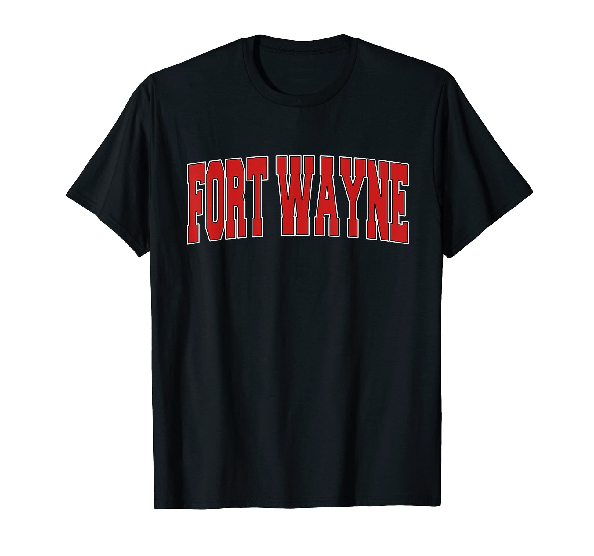 Fort Wayne Indiana Varsity Usa Sports T-Shirt - Custom Art Print Unisex - T-Shirt, Sweatshirt, Hoodie