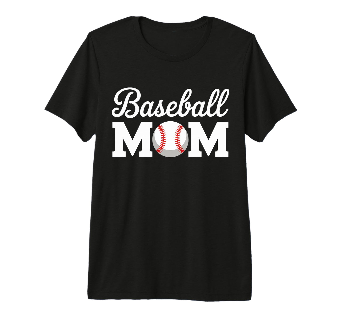 Baseball Mom Tri Blend T-Shirt - Unique Graphic Men Women - T-Shirt, Sweatshirt, Hoodie