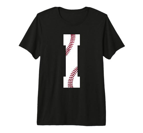 I Baseball Initial Personalized T-Shirt - Streetwear Style Men Women - T-Shirt, Sweatshirt, Hoodie