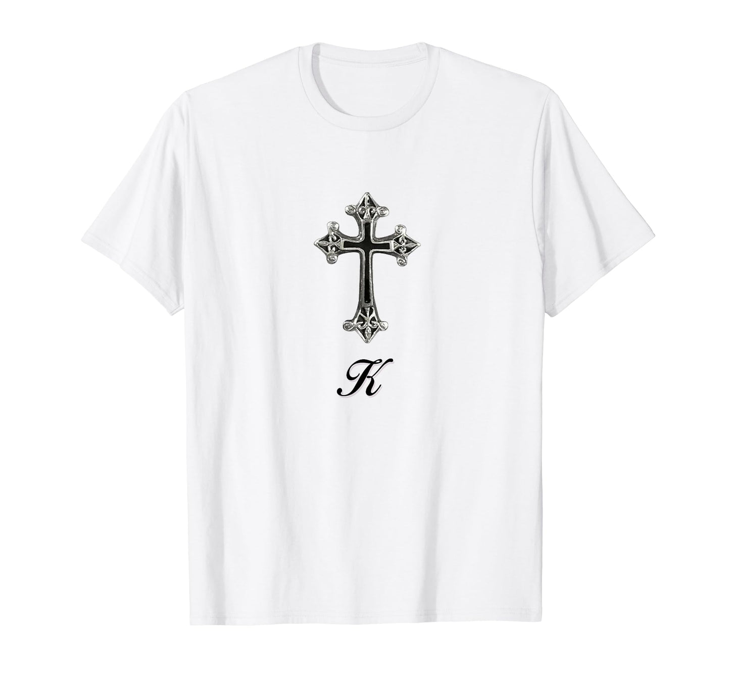 Cross K Coquette Girlcore Y2K T-Shirt - Casual Everyday Wear for Adults - T-Shirt, Sweatshirt, Hoodie