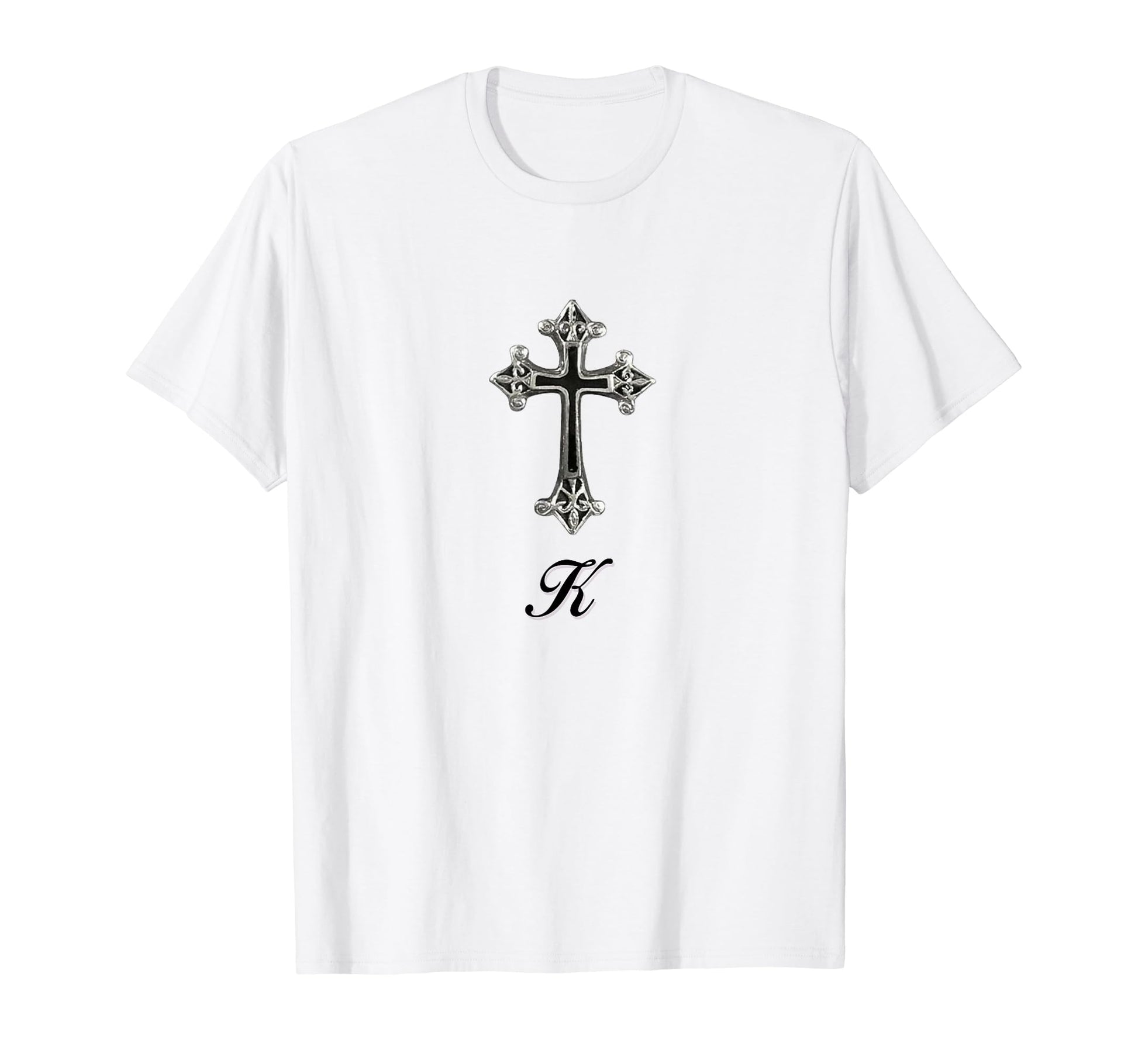 Cross K Coquette Girlcore Y2K Aesthetic T-Shirt - Graphic Print for Adults - T-Shirt, Sweatshirt, Hoodie