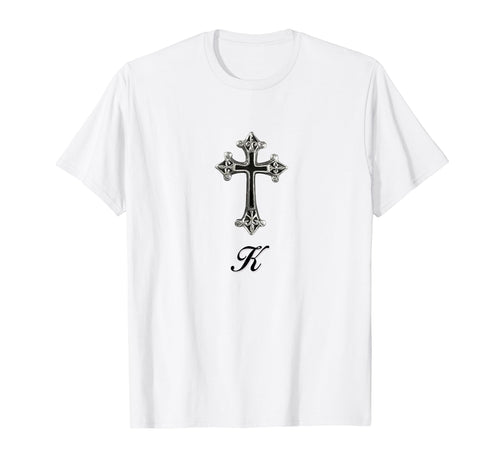 Cross K Coquette Girlcore Y2K Aesthetic T-Shirt - Graphic Print for Adults - T-Shirt, Sweatshirt, Hoodie