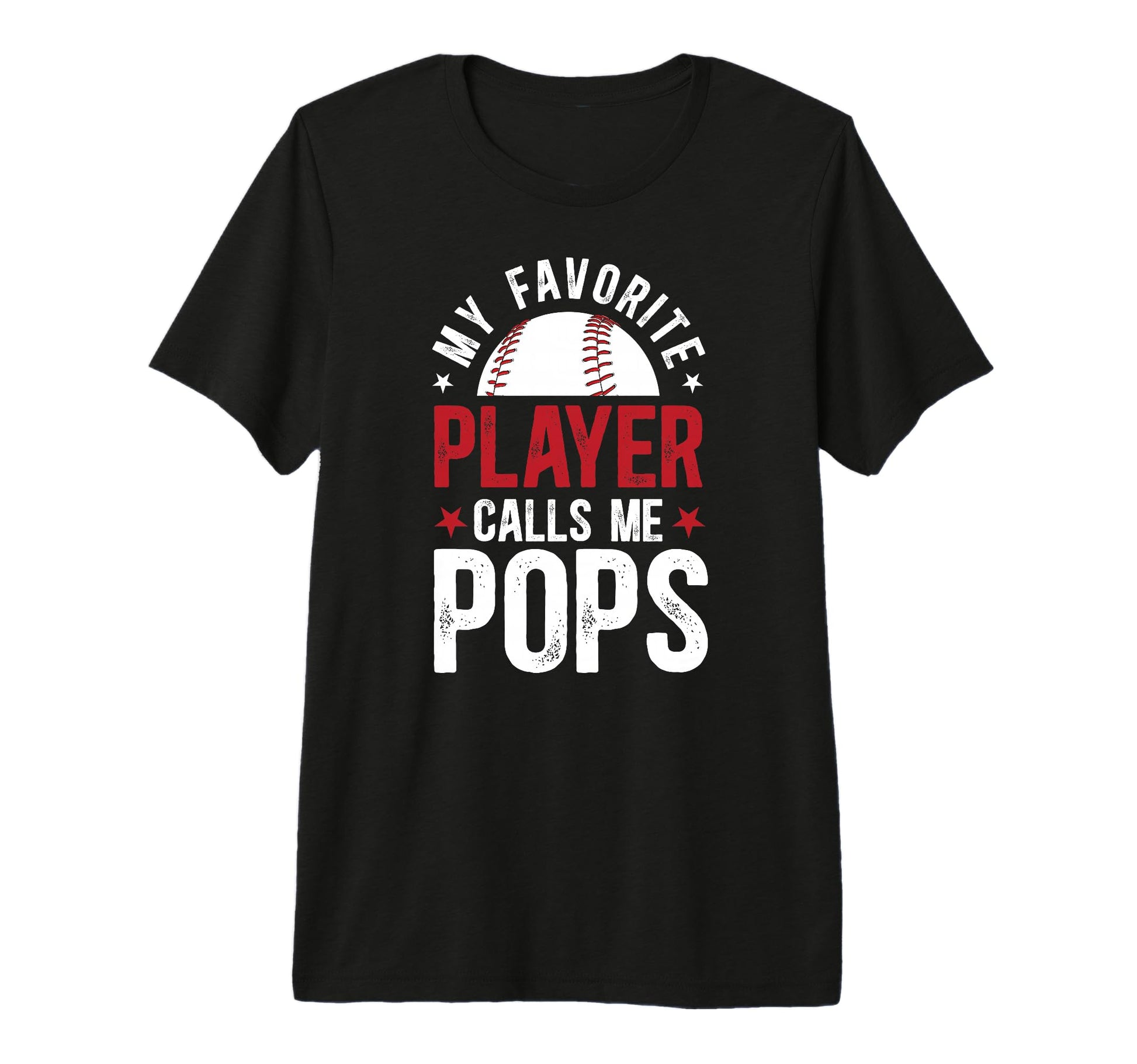 Mens My Favorite Baseball Player Pops T-Shirt - Trendy Graphic for Adults - T-Shirt, Sweatshirt, Hoodie
