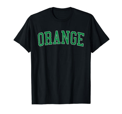 Orange Tx Distressed Green Varsity T-Shirt - Fun Novelty Design Men Women - T-Shirt, Sweatshirt, Hoodie