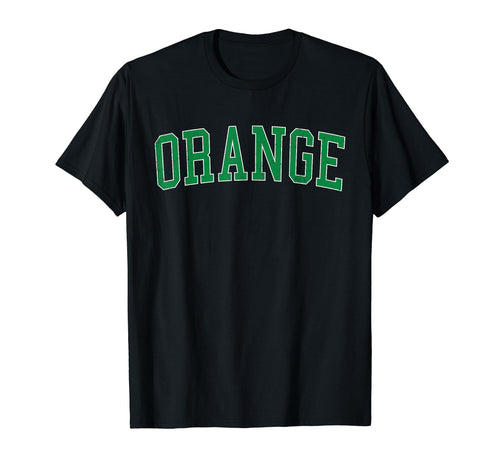 Orange Tx Distressed Green Varsity T-Shirt - Fun Novelty Design Men Women - T-Shirt, Sweatshirt, Hoodie