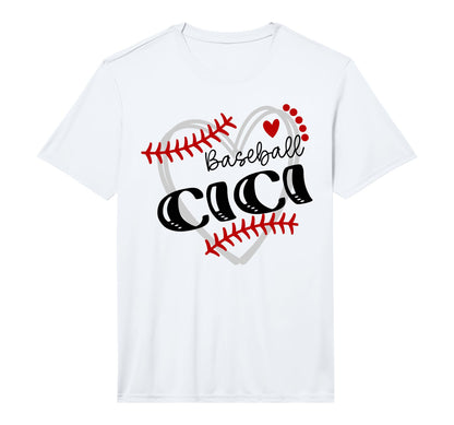 Personalized Baseball Heart Cici T-Shirt - Graphic Print for Adults - T-Shirt, Sweatshirt, Hoodie