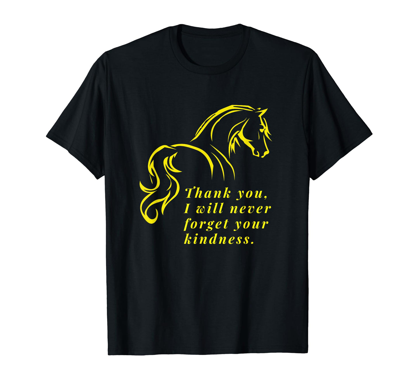 Horse Simple Line Drawing Natural Camp T-Shirt - Aesthetic Graphic Unisex - T-Shirt, Sweatshirt, Hoodie