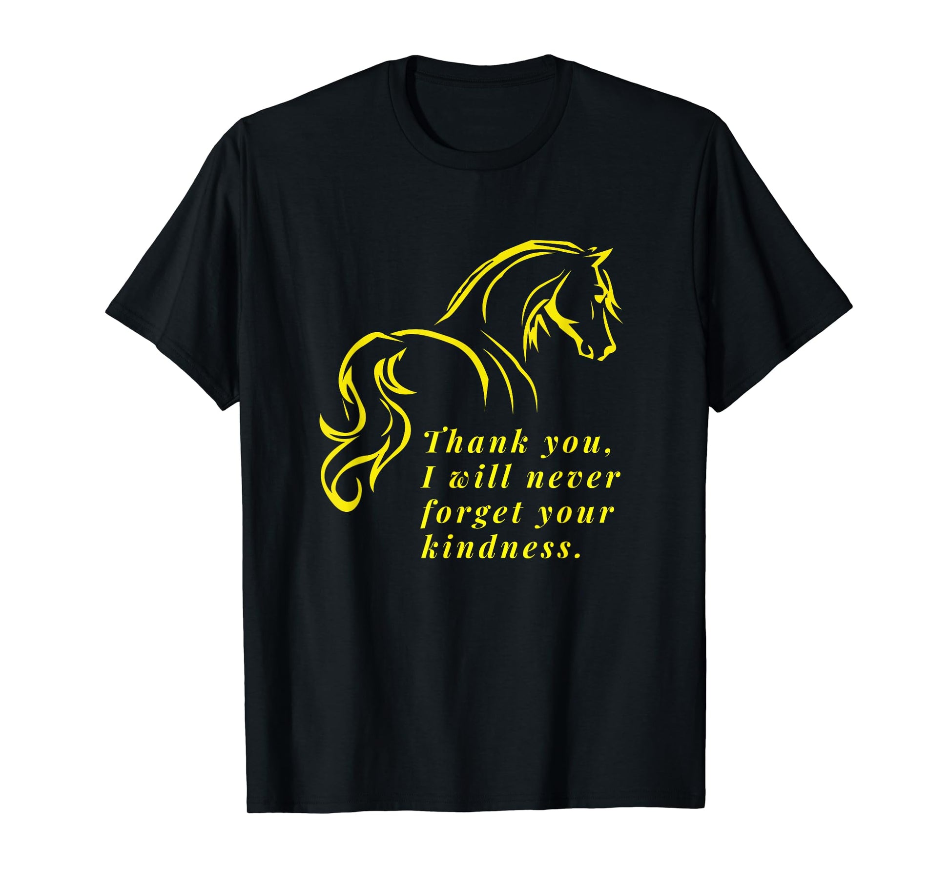 Horse Simple Line Drawing Natural Camp T-Shirt - Aesthetic Graphic Unisex - T-Shirt, Sweatshirt, Hoodie