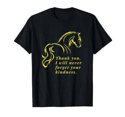 Horse Simple Line Drawing Natural Camp T-Shirt - Aesthetic Graphic Unisex - T-Shirt, Sweatshirt, Hoodie
