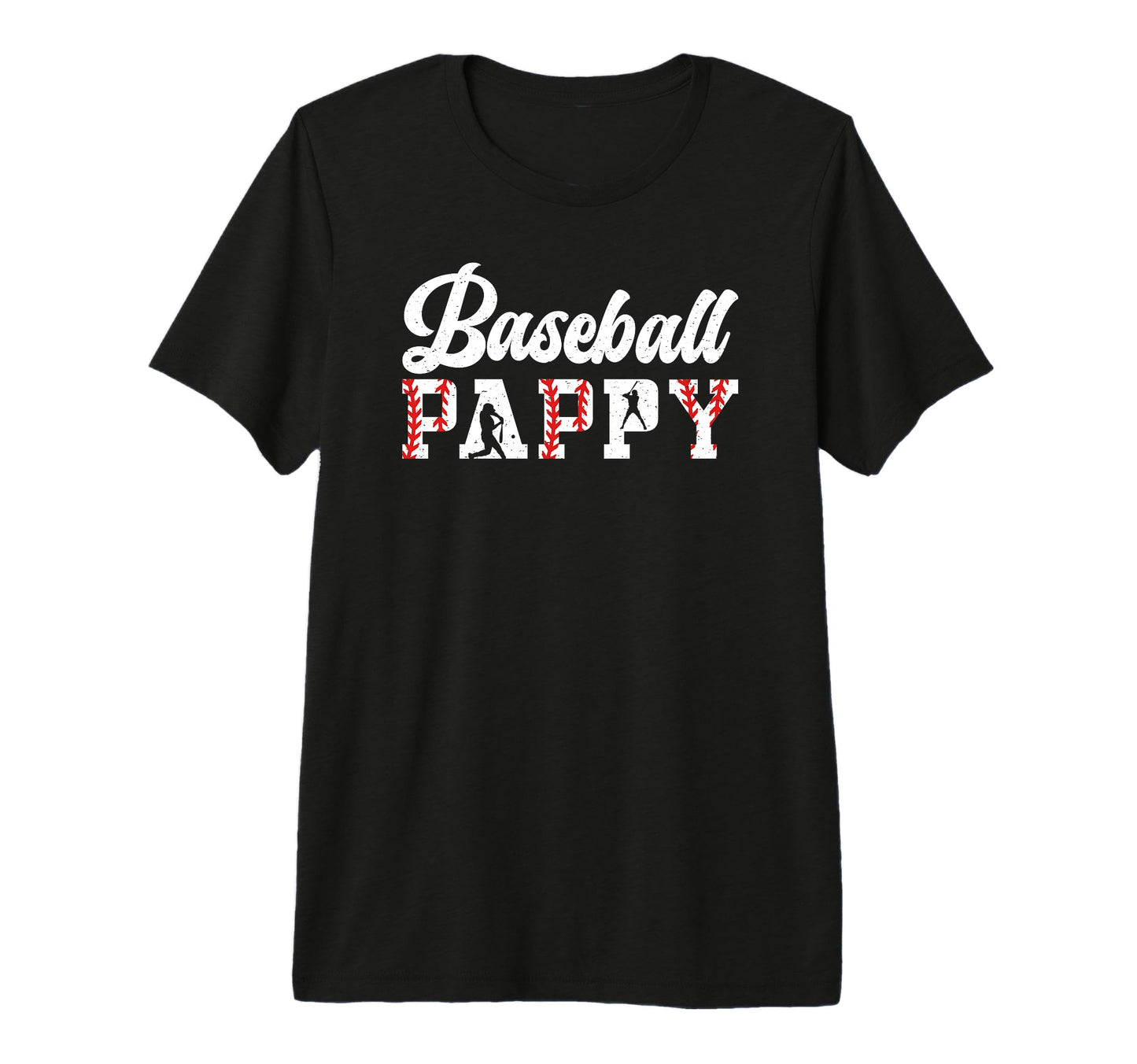 Mens Baseball Pappy Grandpa Pappy Baseball T-Shirt - Unique Graphic Unisex - T-Shirt, Sweatshirt, Hoodie