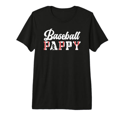 Mens Baseball Pappy Grandpa Pappy Baseball T-Shirt - Unique Graphic Unisex - T-Shirt, Sweatshirt, Hoodie