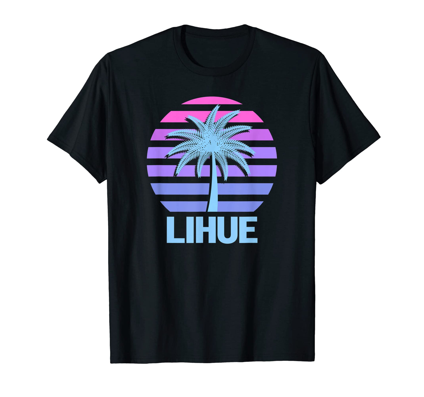Lihue Vacation Vaporwave Aesthetic T-Shirt - Trendy Graphic for Adults - T-Shirt, Sweatshirt, Hoodie