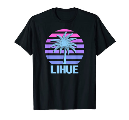 Lihue Vacation Vaporwave Aesthetic T-Shirt - Trendy Graphic for Adults - T-Shirt, Sweatshirt, Hoodie