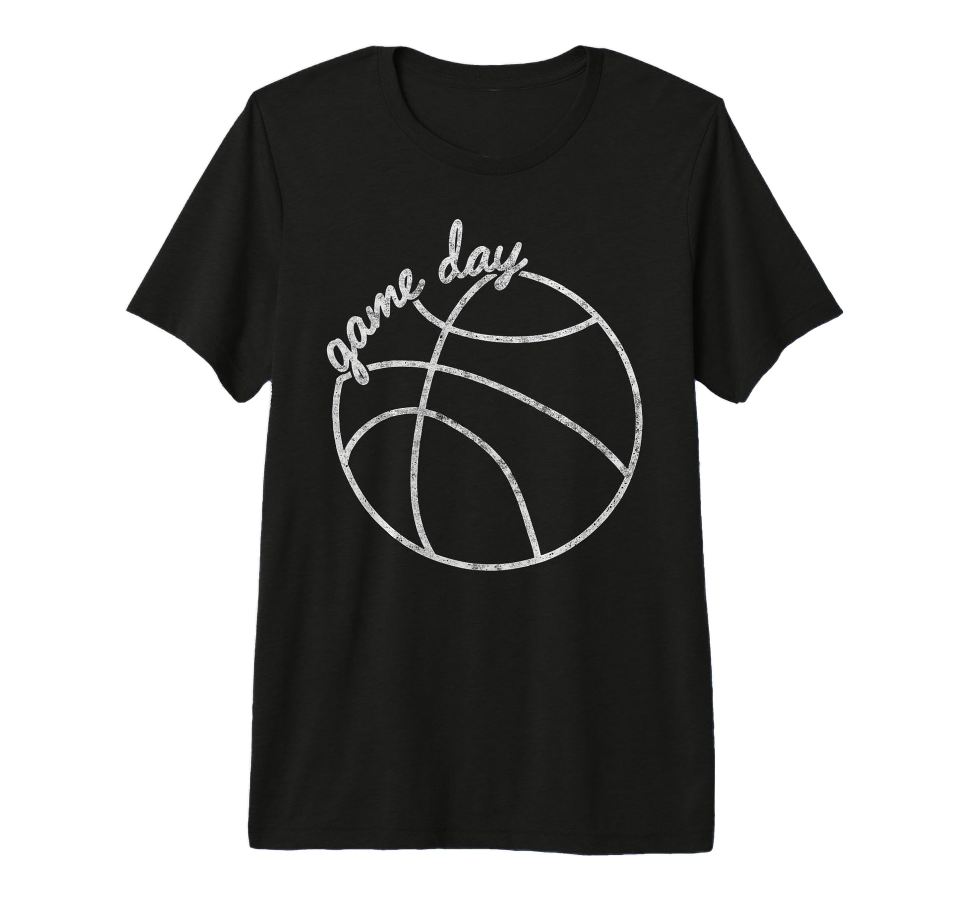 Game Day Vibes Basketball Player Fan Mom T-Shirt - Custom Art Print Unisex - T-Shirt, Sweatshirt, Hoodie