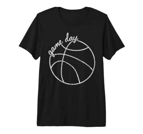 Game Day Vibes Basketball Player Fan Mom T-Shirt - Custom Art Print Unisex - T-Shirt, Sweatshirt, Hoodie