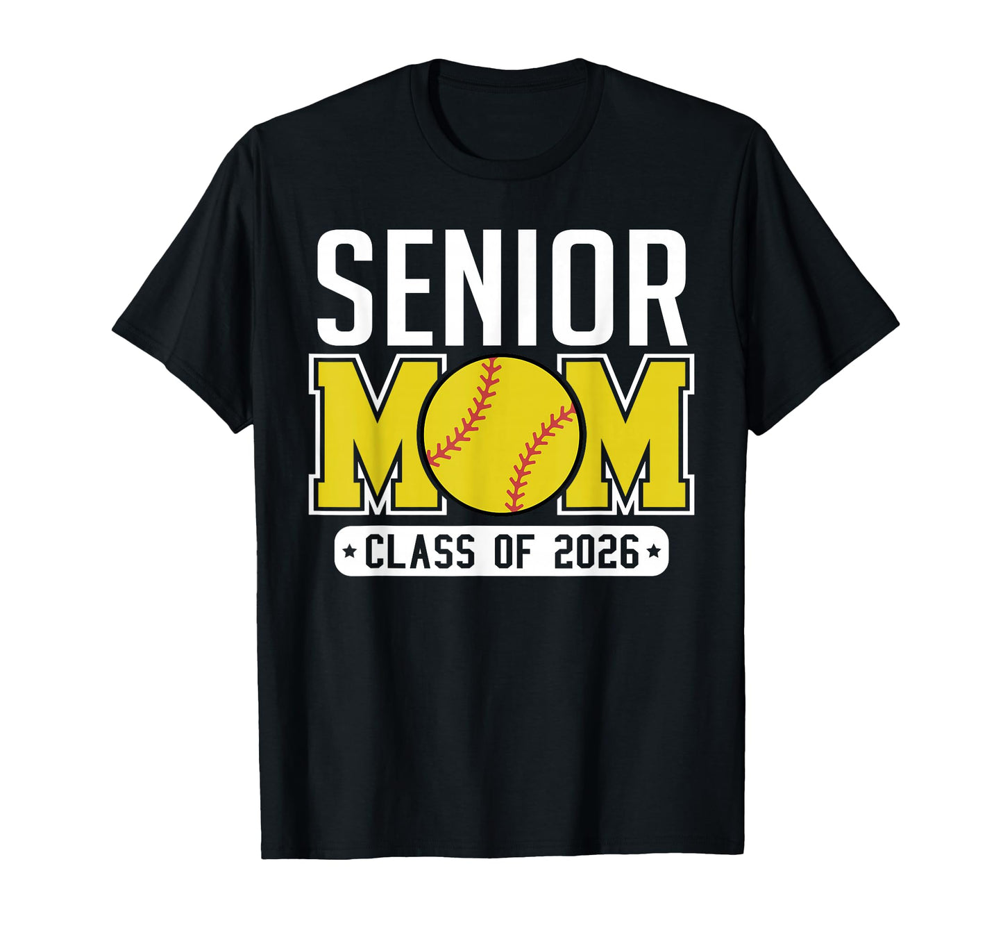 Senior Mom Class 2026 Baseball Mom T-Shirt - Graphic Print Men Women - T-Shirt, Sweatshirt, Hoodie