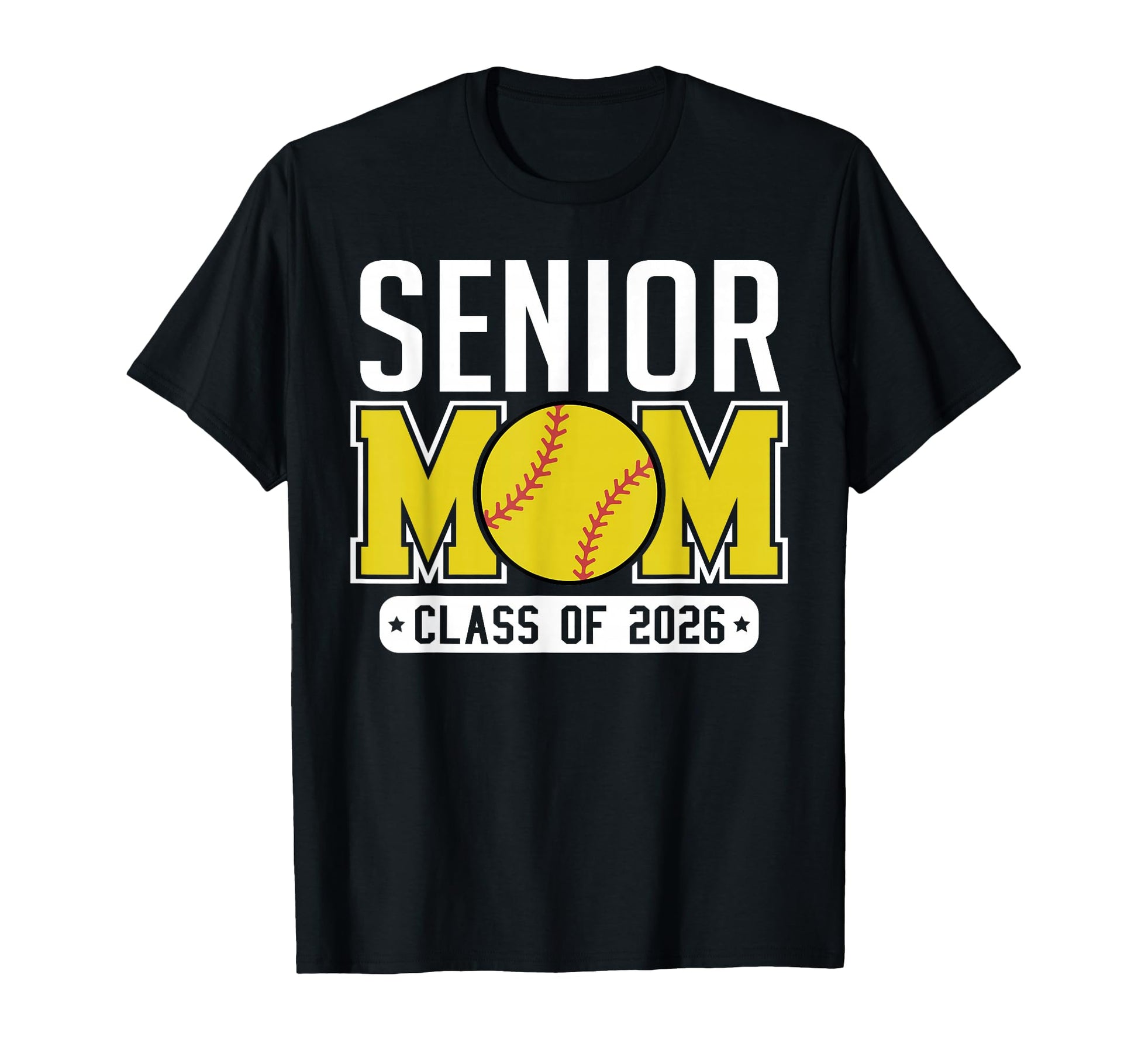 Senior Mom Class 2026 Baseball Mom T-Shirt - Graphic Print Men Women - T-Shirt, Sweatshirt, Hoodie