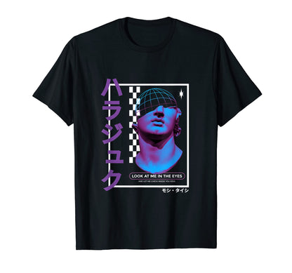 Vaporwave Statue Aesthetic Art Glitch T-Shirt - Minimalist Print Unisex - T-Shirt, Sweatshirt, Hoodie