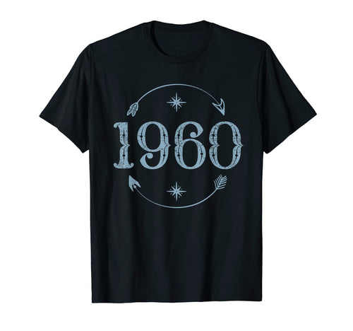 1960 62 Yo 62Th Birthday Boho T-Shirt - Casual Everyday Wear Unisex - T-Shirt, Sweatshirt, Hoodie