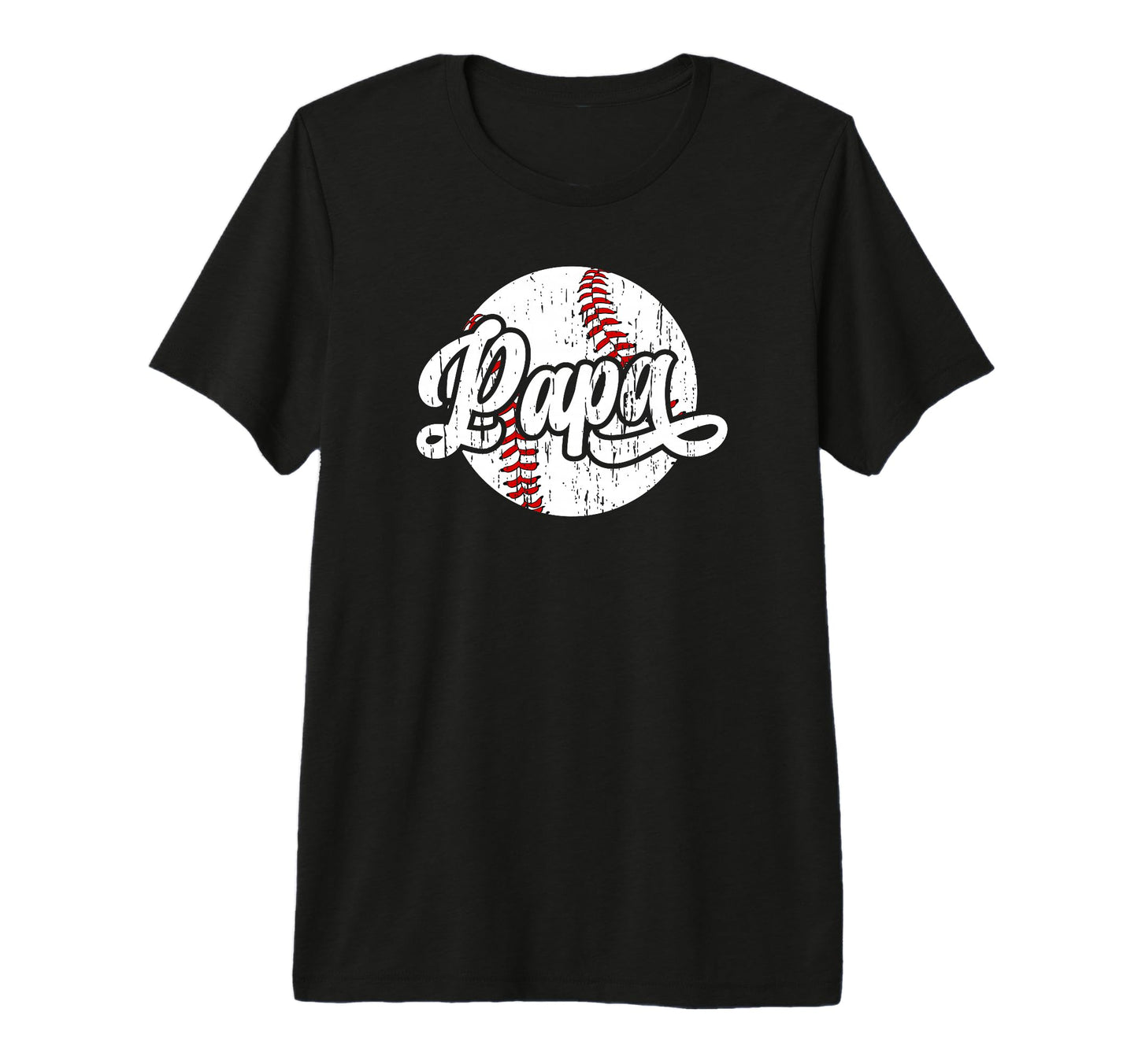 Mens Papa Proud Baseball Papa T-Shirt - Fun Novelty Design Men Women - T-Shirt, Sweatshirt, Hoodie