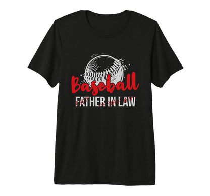 Mens Baseball Father Law Fathers Day Dad T-Shirt - Graphic Print Unisex - T-Shirt, Sweatshirt, Hoodie