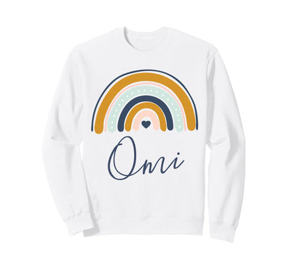 Omi Rainbow Omi Life Mothers Day Sweatshirt - Novelty Apparel for Adults - T-Shirt, Sweatshirt, Hoodie