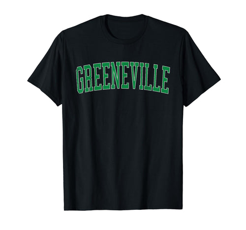 Greeneville Tn Distressed Green T-Shirt - Aesthetic Graphic for Adults - T-Shirt, Sweatshirt, Hoodie