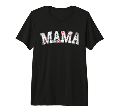 Baseball Mama Mothers Day Funny T-Shirt - Custom Art Print Men Women - T-Shirt, Sweatshirt, Hoodie