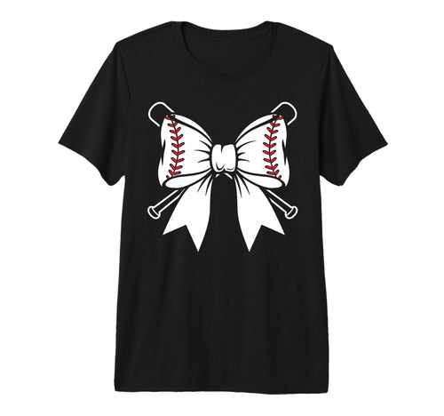 Baseball Bow Bats Coquette Aesthetic T-Shirt - Aesthetic Graphic Men Women - T-Shirt, Sweatshirt, Hoodie