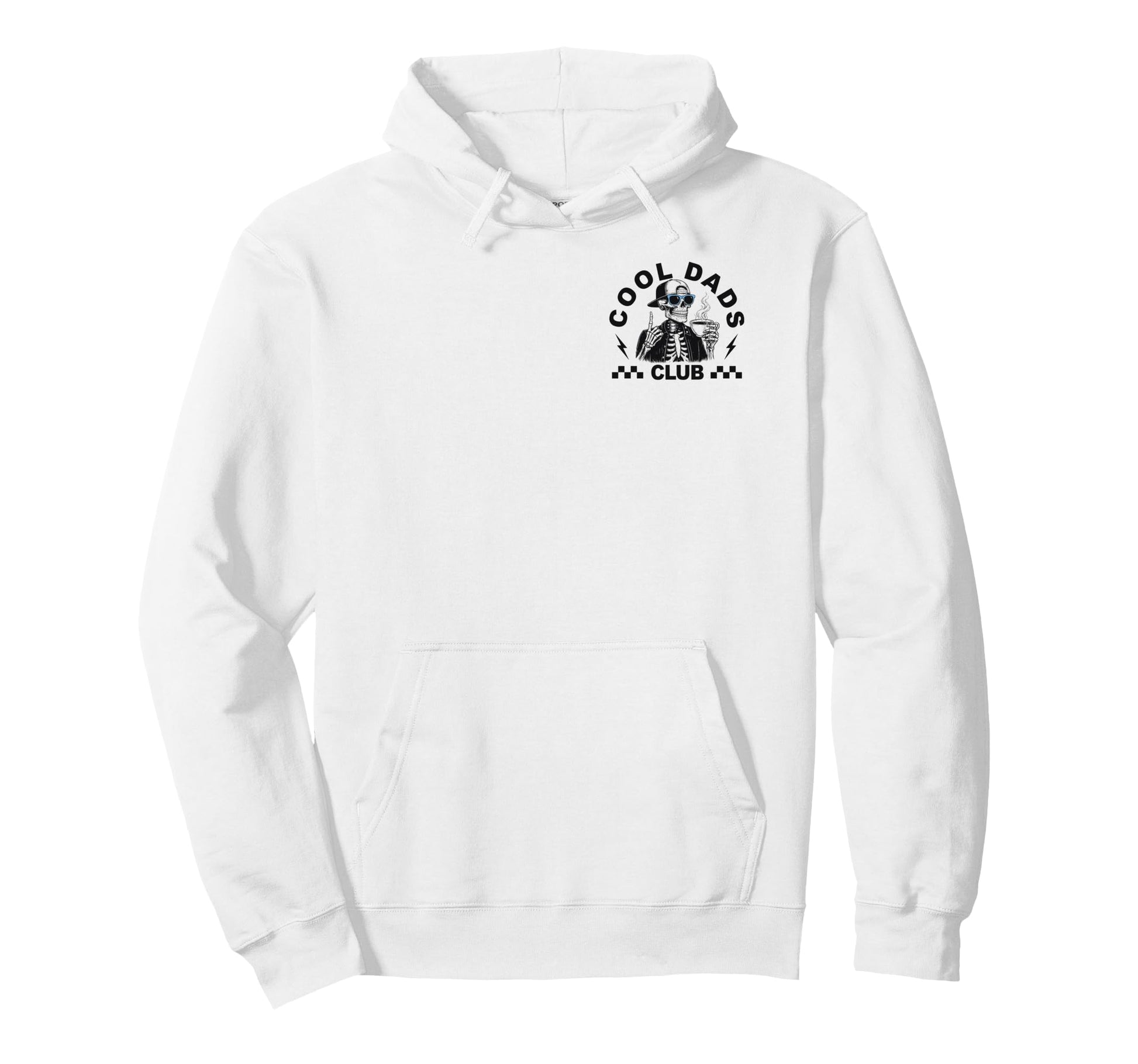 2 Sided Proud Member Dads Club Powered Hoodie - Novelty Apparel Men Women - T-Shirt, Sweatshirt, Hoodie