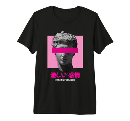 Intense Feelings Japanese Vaporwave T-Shirt - Novelty Apparel for Adults - T-Shirt, Sweatshirt, Hoodie