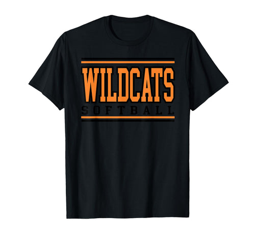 Wildcats Softball Mom Game Day T-Shirt - Casual Everyday Wear Men Women - T-Shirt, Sweatshirt, Hoodie