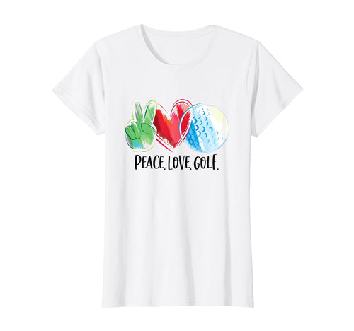 Golf Player Golfing Golf Club Peace T-Shirt - Aesthetic Graphic Unisex - T-Shirt, Sweatshirt, Hoodie