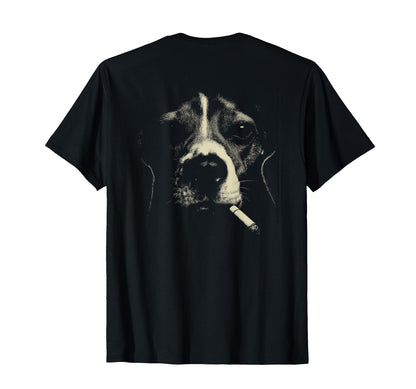 Beagle Smoking Cigarette Grunge Meme T-Shirt - Minimalist Print Men Women - T-Shirt, Sweatshirt, Hoodie