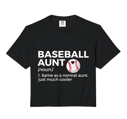 Funny Baseball Aunt Definition Comfort T-Shirt - Streetwear Style Unisex - T-Shirt, Sweatshirt, Hoodie
