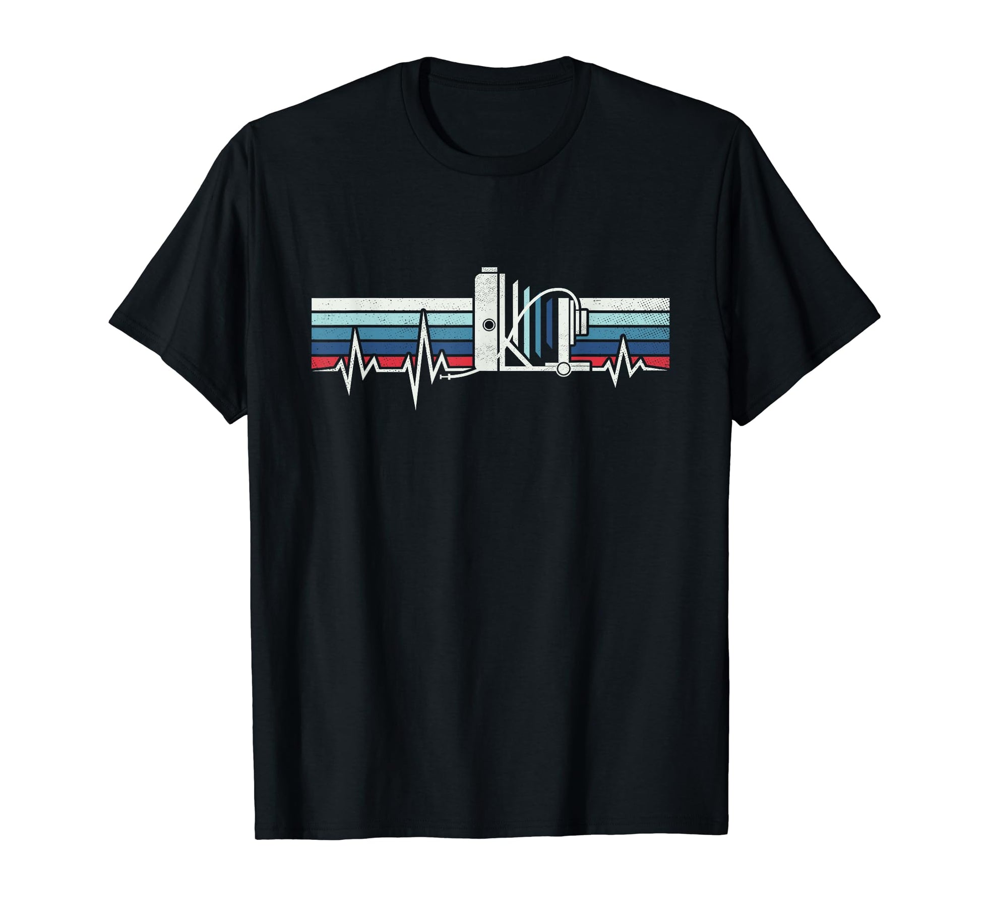 Large Format Field Camera Heartbeat T-Shirt - Casual Everyday Wear Unisex - T-Shirt, Sweatshirt, Hoodie