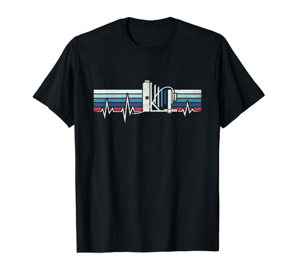 Large Format Field Camera Heartbeat T-Shirt - Casual Everyday Wear Unisex - T-Shirt, Sweatshirt, Hoodie