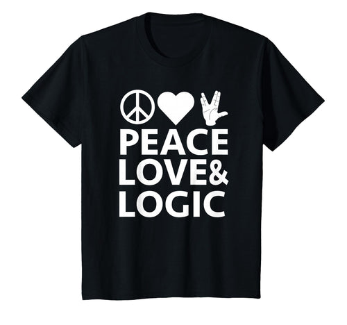 Peace Love Logic T-Shirt - Trendy Graphic Unisex - T-Shirt, Sweatshirt, Hoodie